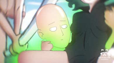 One Handful of Rice, One Handful of Porn: The Epic Battle between Saitama and Tatsumaki!