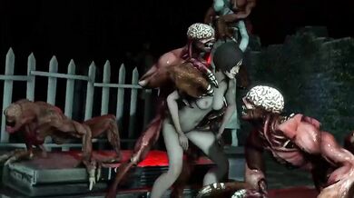 Ada Wong and the Monstrous Orgy in VioletFM