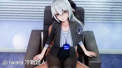 Bronya is a hot blonde with a big butt who is about to have some rough anal sex with her friend Shay277