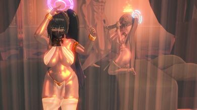 The Succubus and the Virgin, a Hentai Silhouette OR An Incestuous Love Affair with a Nun, an Erotic Silhouette