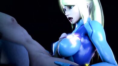 Super Smash Bros: Samus Titties Gets Fucked By Stoned Dude!