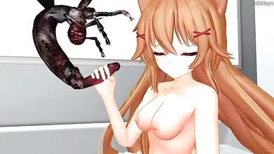 Chibitayo and her cat ears get kidnapped by a group of evil men who want to use her as their personal sex slave