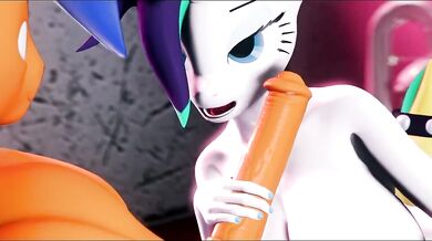 Watch this XXX-rated video with Lightning, Rarity and a burning punk attitude!