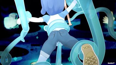 Watch as Lapis, the tentacle monster with a love for baseball, takes on the field in this sexy hentai porn video!