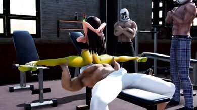 Pumping Iron on the Bench Press - A Muscle-Toning Workout at the Gym