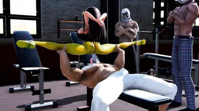 Pumping Iron on the Bench Press - A Muscle-Toning Workout at the Gym