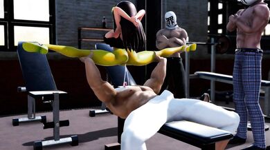 Pumping Iron on the Bench Press - A Muscle-Toning Workout at the Gym