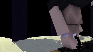 Innocent young adventurer meets giant fire-breathing dragon in a Minecraft world and gets savagely penetrated by its massive member!