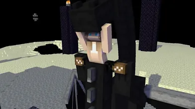 Innocent young adventurer meets giant fire-breathing dragon in a Minecraft world and gets savagely penetrated by its massive member!