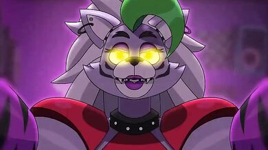 Roxanne the lustful wolf wants a passionate kiss (no sound)