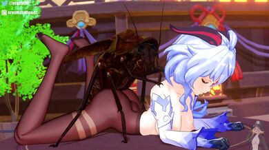 The Insect Roach Gets Down with Ganyu