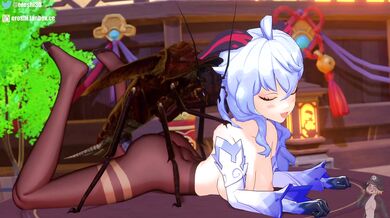 The Insect Roach Gets Down with Ganyu