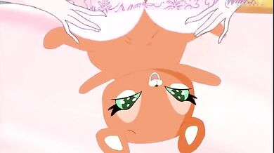 Watch this hot porn video as the sexy Musa and her teddy bear have steamy sex in a wintry forest!