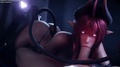 The Lazy Procrastinator and the Demon Girl Blowjob