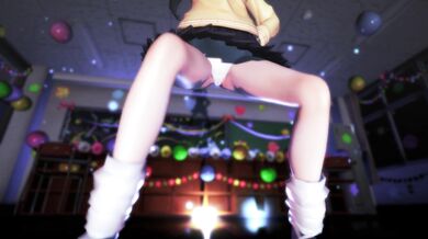 Sexy Schoolgirl Twerk Dance by Cute Babysitter