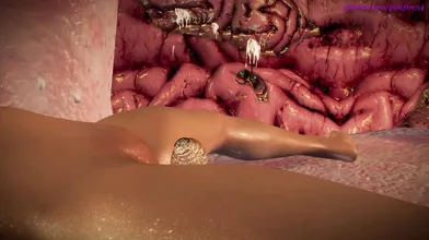 Worms Invasion - Birthing Eggs