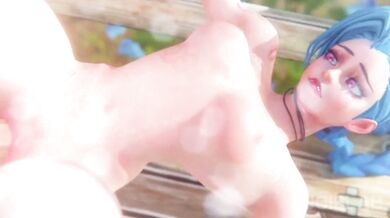 Exploring Unconventional Positions: Jinx Gets Fucked Sideways