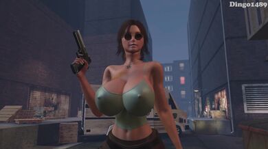 Lara Croft in the Alley