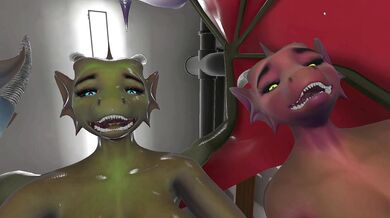 A Sultry Night with a Feline Furry and her Yiffalicious Lover in Bedroom Test Scene #2