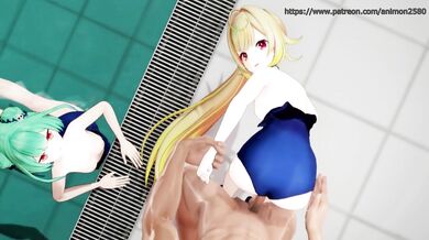 Write a 200-word script for the following scene in a horror movie where two characters are exploring an abandoned house