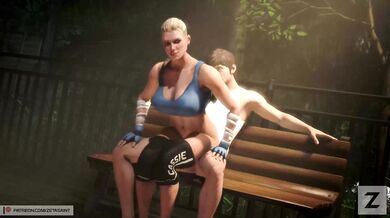Cassie Cage Gets Fucked At The Park By A Stranger