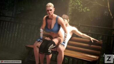 Cassie Cage Gets Fucked At The Park By A Stranger