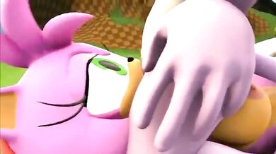 Shadow fucks Amy and Blaze in an epic hentai threesome [dradicon]