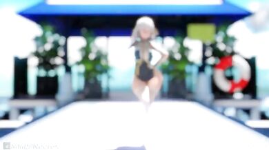 Watch Sirius Thicc from Azur Lane shake it like a sistar in this hentai PORN video