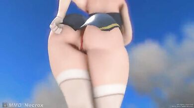 Watch Sirius Thicc from Azur Lane shake it like a sistar in this hentai PORN video