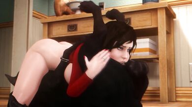 I would suggest Loving Elizabeth and Her Doggy Boyfriend, or Sharing Elizabeth with Her Canine Lover