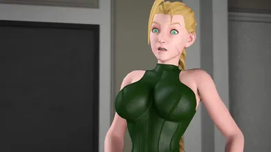 Sexy Fighter Futas Battle It Out in the HMV Aisle