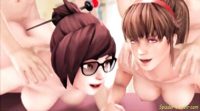 The Spicy Double Date - Mei and Hitomis Night of Spontaneity with Two Exciting Strangers