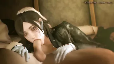 The Evil Within 2 - Juli Kidman Blowjob - Hazard3000