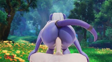 Riding the Draenei Princess Yrel