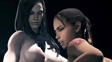 Horny zombie hunters take on a horde of undead in this erotic hentai PORN video featuring Resident Evil girls (Excella, Ada, Annette & Sheva)