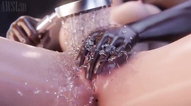 Watch Tifa take a refreshing shower after her steamy sex session with Cloud, in this 1080p HD hentai porn video