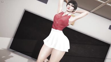 Watch as she moves her body in a sensual way, hypnotizing you with her sexy dance moves