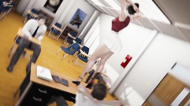 Watch as she moves her body in a sensual way, hypnotizing you with her sexy dance moves