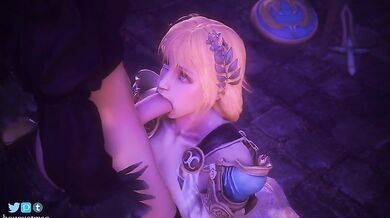 The Soul Blade 2: Double Blowjob Edition (Sophitia and Alexandra)