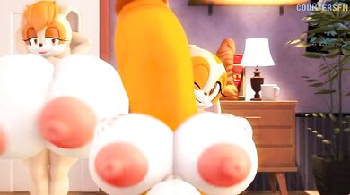 Sweet and Creamy Titty Fucking with Tail Adventures