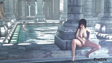 Final Fantasy XXX: Tifa Sneaks into The Male Enema Parlor