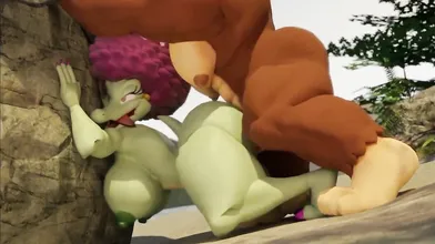 The two lovers, Kalypso and DK, enjoy a steamy night of passionate sex in the bedroom