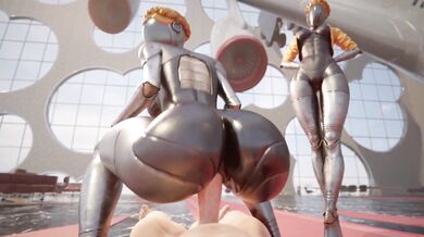 Two twin sisters with atomic hearts share a passionate and erotic threesome as they engage in the hottest orgy ever seen