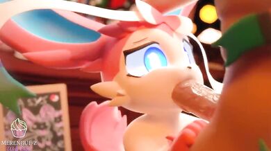 Pokemon sexy maid in the kitchen, offering delicious coffee and special services! ~~~>