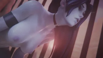 Watch as Widowmaker gets her tight ass stretched and filled with the hard cock of a sexy Iris demigoddess!