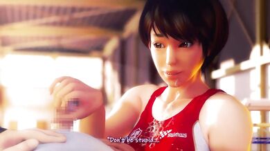 Rena-Senpai and Amelia take the baton in a heated exchange of passionate pleasures