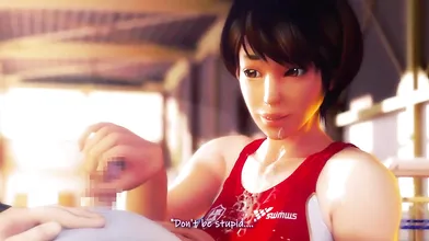 Rena-Senpai and Amelia take the baton in a heated exchange of passionate pleasures