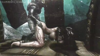 Anal Fisting with Giant Meat Sword - A Hentai Journey through Tamriel