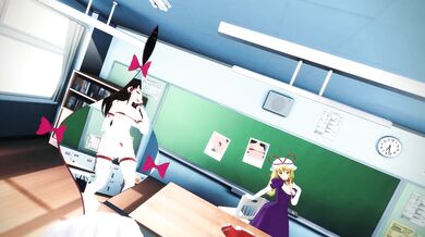 Mystic Moonlight: Reimu POV Strip Dance