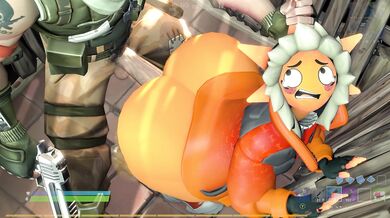 Two Hot Babes in the Fortnite Battle Royale! Sensual Cuddles and Sunspot Action